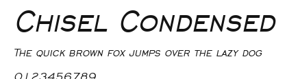 Chisel Condensed Preview