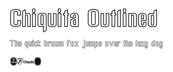 Chiquita Outlined Preview