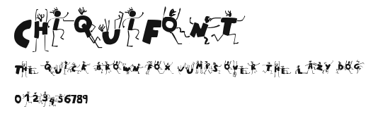 ChiquiFont Preview