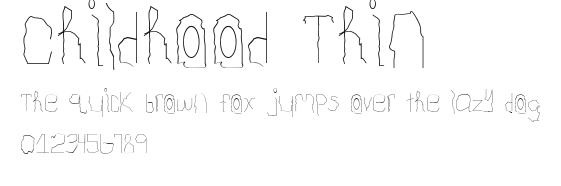 Childhood Thin Preview