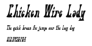 Chicken Wire Lady Preview