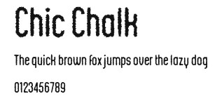 Chic Chalk Preview
