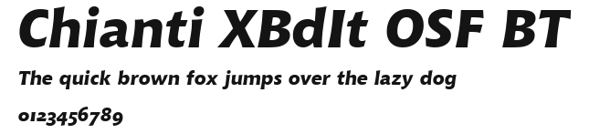 Chianti XBdIt OSF BT Preview