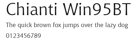 Chianti Win95BT Preview