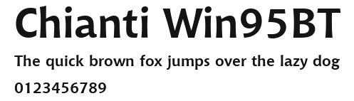 Chianti Win95BT Preview