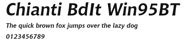 Chianti BdIt Win95BT Preview