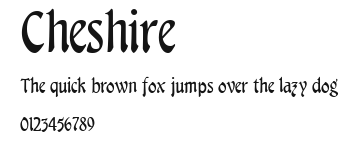 Cheshire Preview