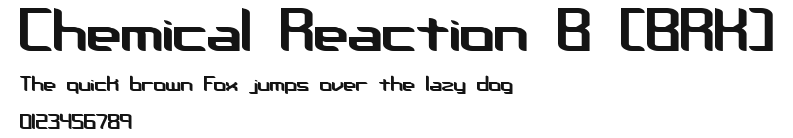 Chemical Reaction B (BRK) Preview