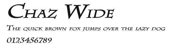 Chaz Wide Preview