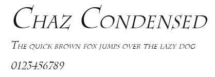 Chaz Condensed Preview