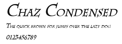 Chaz Condensed Preview