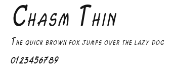 Chasm Thin Preview