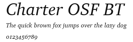 Charter OSF BT Preview