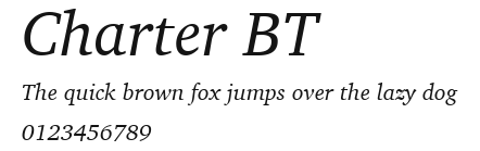 Charter BT Preview