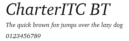 CharterITC BT Preview