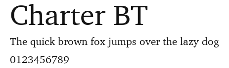 Charter BT Preview