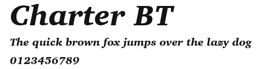 Charter BT Preview