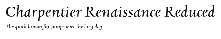 Charpentier Renaissance Reduced Preview
