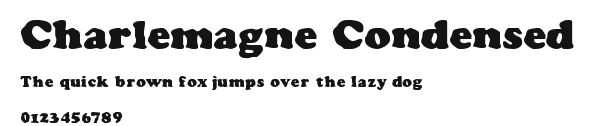 Charlemagne Condensed Preview