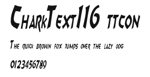 CharkText116 ttcon Preview
