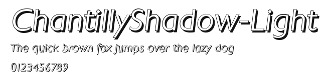 ChantillyShadow-Light Preview