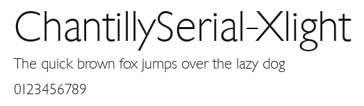 ChantillySerial-Xlight Preview