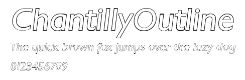 ChantillyOutline Preview
