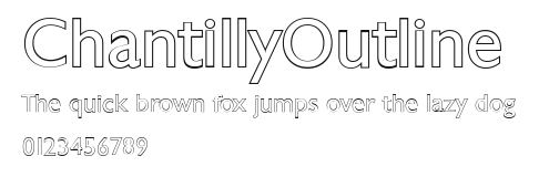 ChantillyOutline Preview