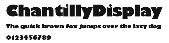 ChantillyDisplay Preview