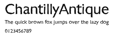 ChantillyAntique Preview