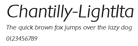 Chantilly-LightIta Preview