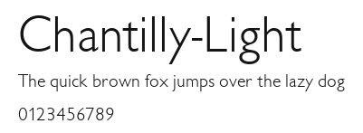 Chantilly-Light Preview