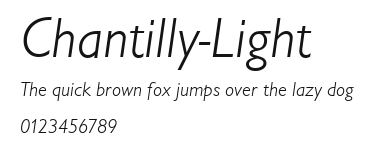 Chantilly-Light Preview