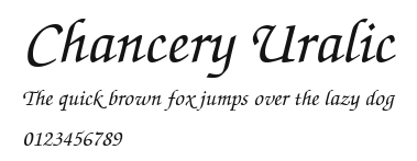 Chancery Uralic Preview