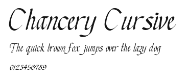 Chancery Cursive Preview