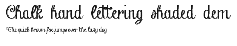 Chalk-hand-lettering-shaded_dem Preview