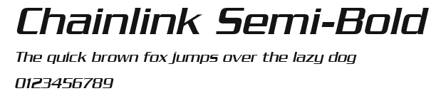 Chainlink Semi-Bold Preview