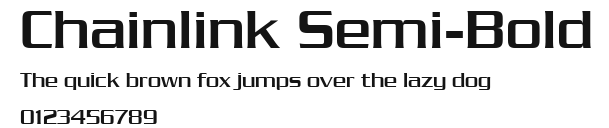 Chainlink Semi-Bold Preview