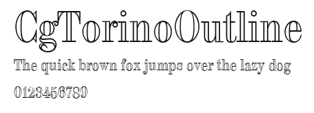 CgTorinoOutline Preview