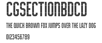 CgSectionBdCd Preview