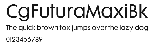 CgFuturaMaxiBk Preview