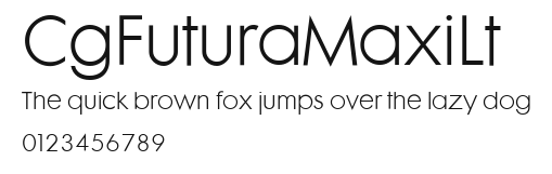 CgFuturaMaxiLt Preview