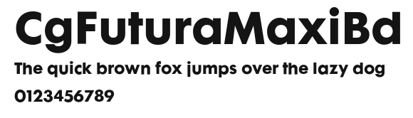 CgFuturaMaxiBd Preview