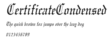 CertificateCondensed Preview