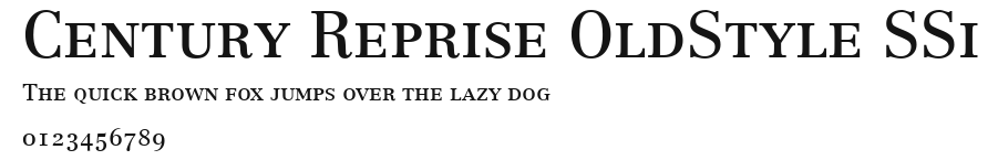 Century Reprise OldStyle SSi Preview