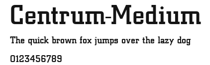 Centrum-Medium Preview
