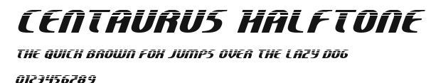 Centaurus Halftone Preview