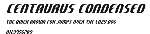Centaurus Condensed Preview