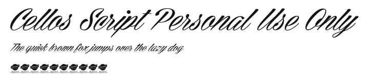 Cellos Script Personal Use Only Preview