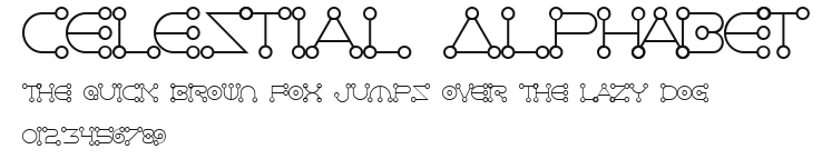 Celestial Alphabet Preview